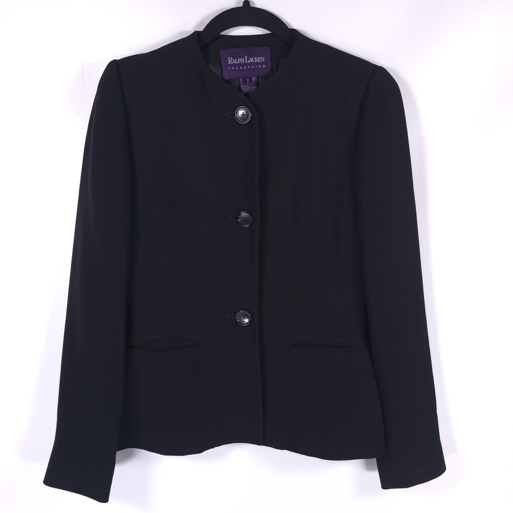 RALPH LAUREN COLLECTION PURPLE LABEL ILGWU USA MADE Blazer Jacket Vintage Size 2 - Picture 13 of 14